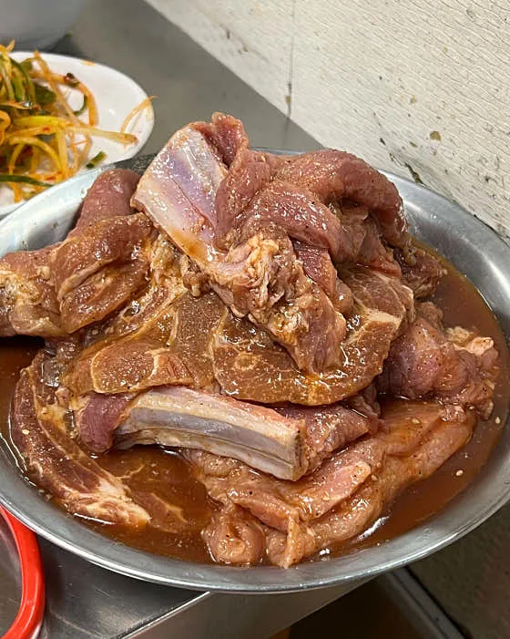 숯불왕갈비